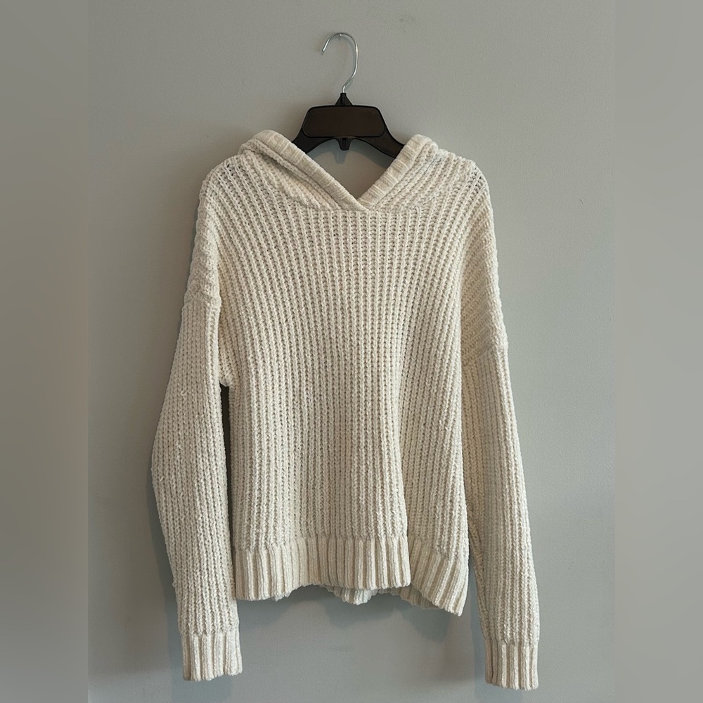 Knit Hooded Sweater